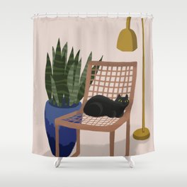 Not Your Chair Shower Curtain