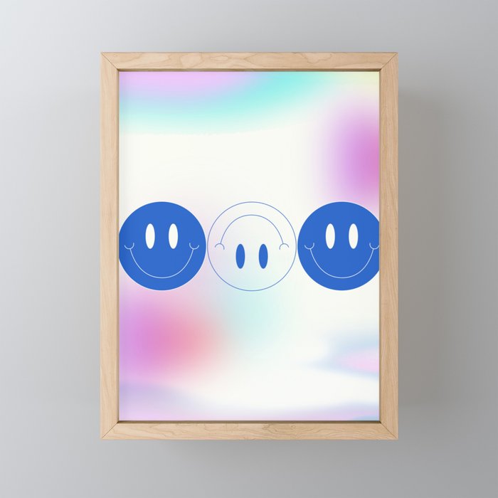 smile Framed Mini Art Print