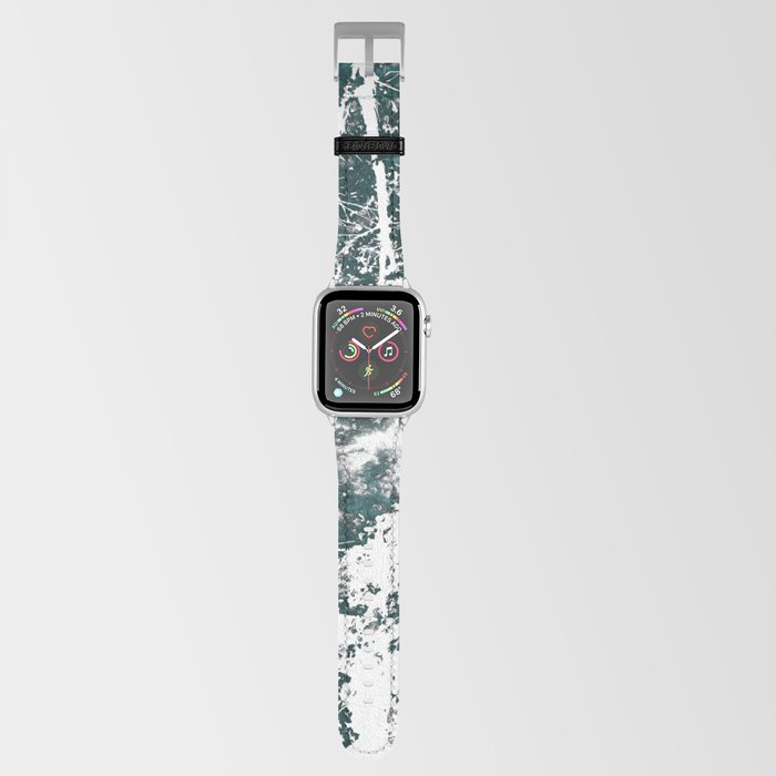 Winter White Trees in Forest Apple Watch Band
