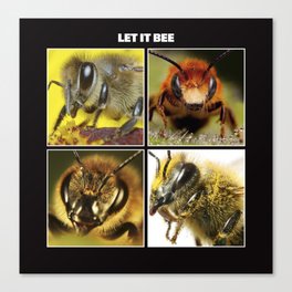LET IT BEE Canvas Print