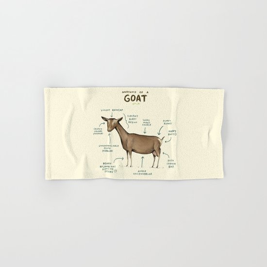 Anatomy of a Goat Hand & Bath Towel