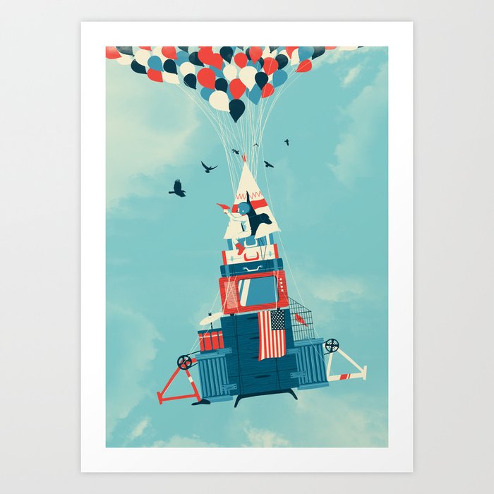 Rocket Boy Art Print by jayfleck Society6