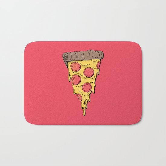 Pizza Party! Bath Mat