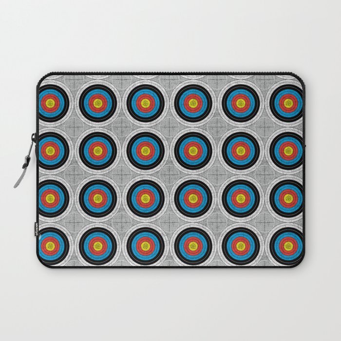 Mid Century Modern Archery Targets Laptop Sleeve by WickedRefined