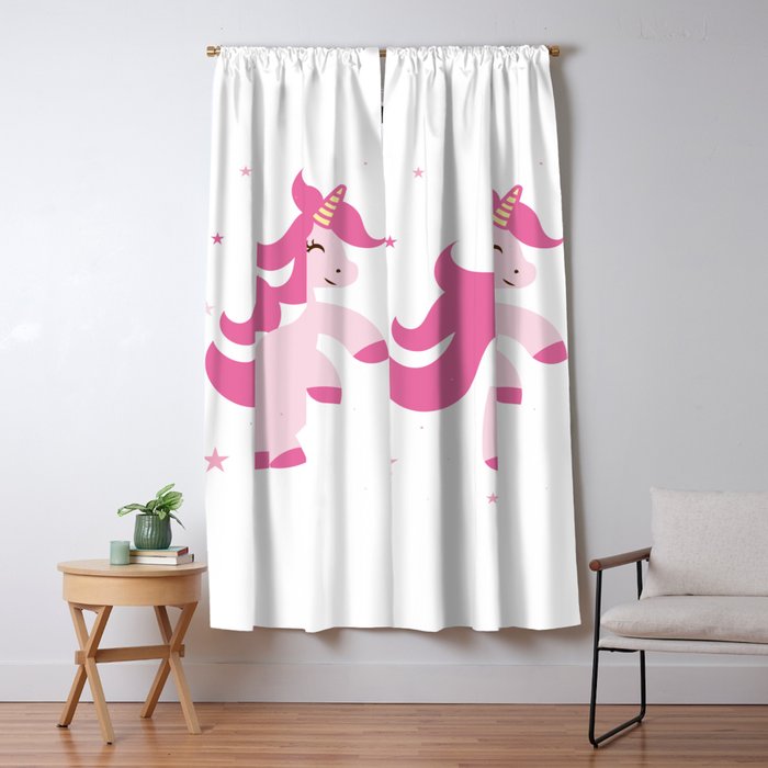 Unicorn Birthday Decorations Happy Birthday Gift Blackout Curtain