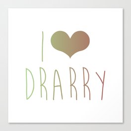 I Love Drarry Canvas Print