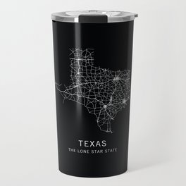 Texas State Road Map Travel Mug