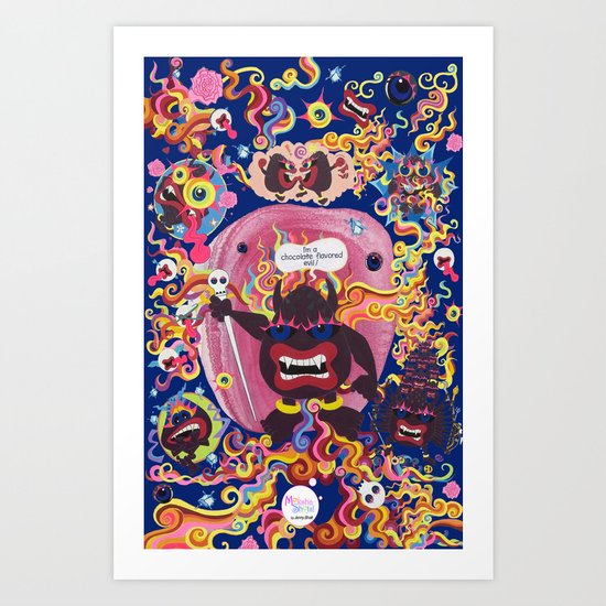 Mokshasura Mandala Art Print
