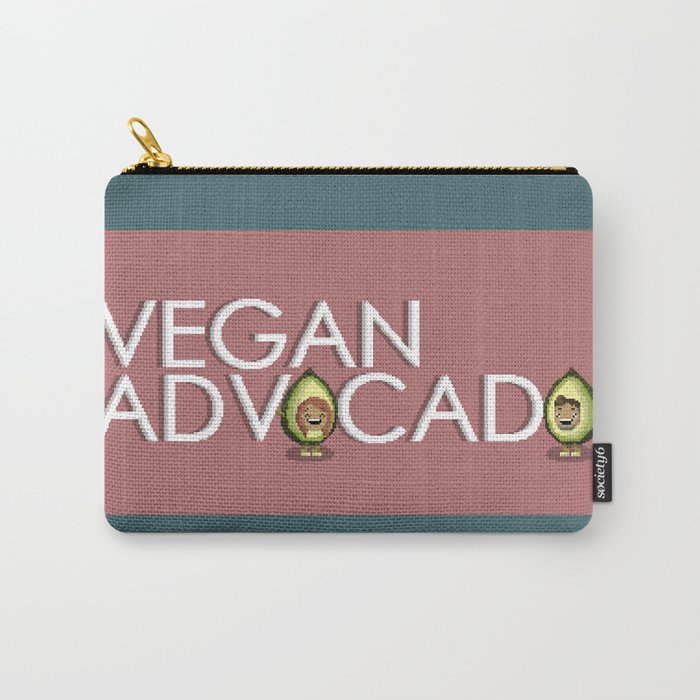 Vegan Advocado (Advocate of Veganism) Carry-All Pouch