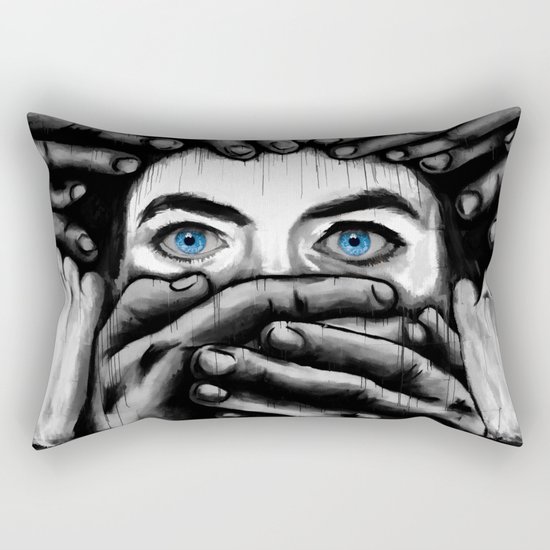 Eyes Rectangular Pillow