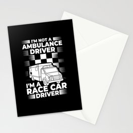 Ambulance Driver Emergency Medical Technician Stationery Card