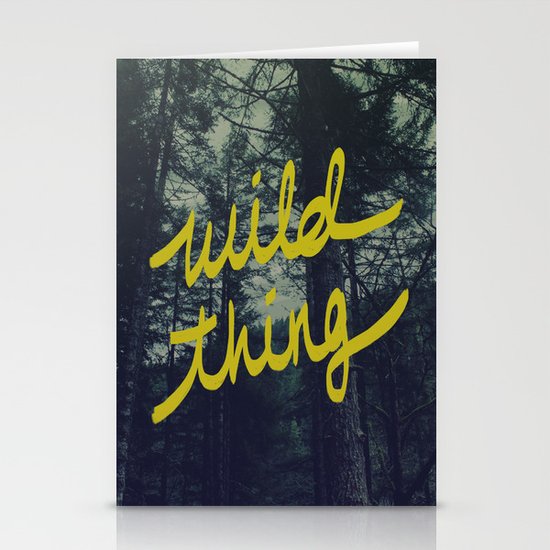 Wild Thing Stationery Cards