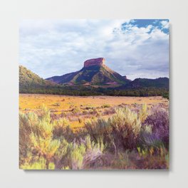 Mesa Verde National Park In Springtime Metal Print | Americansouthwest, Mesa, Mesaverde, Fourcorners, Landscapes, Cliffdwellings, Cafeart, Square, Southwestern, Western 