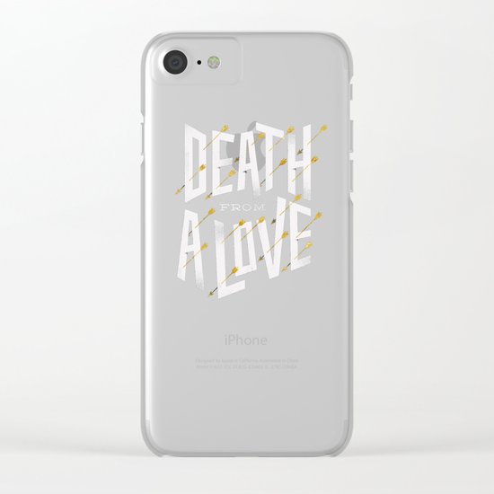Death from a love Clear iPhone Case
