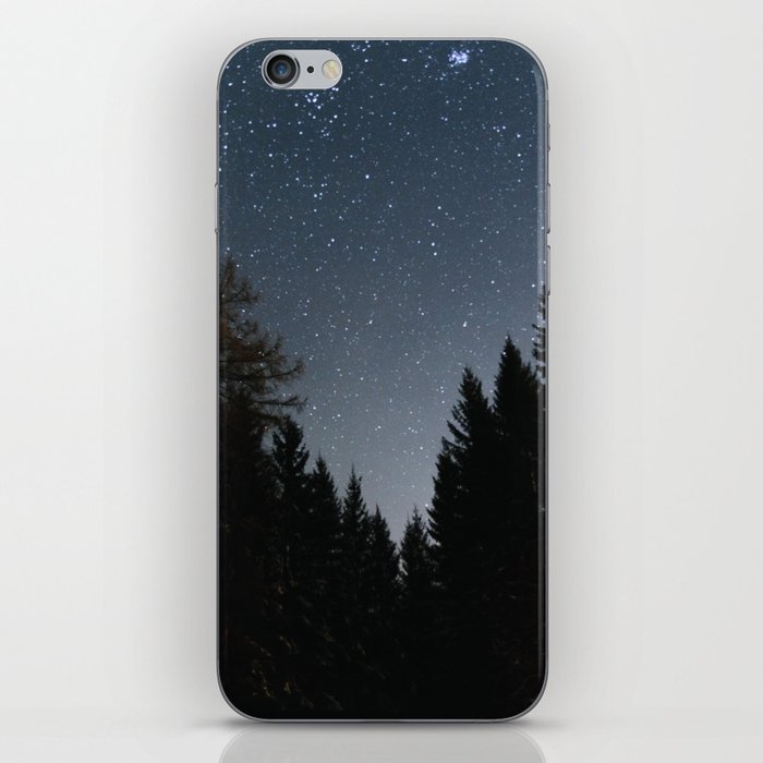 Night Sky in the Woods | Nautre and Landscape Photography iPhone Skin