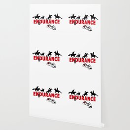 Endurance Life in Black & Red Wallpaper