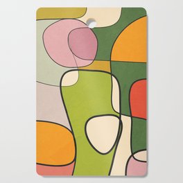 Abstract Line 27 Cutting Board