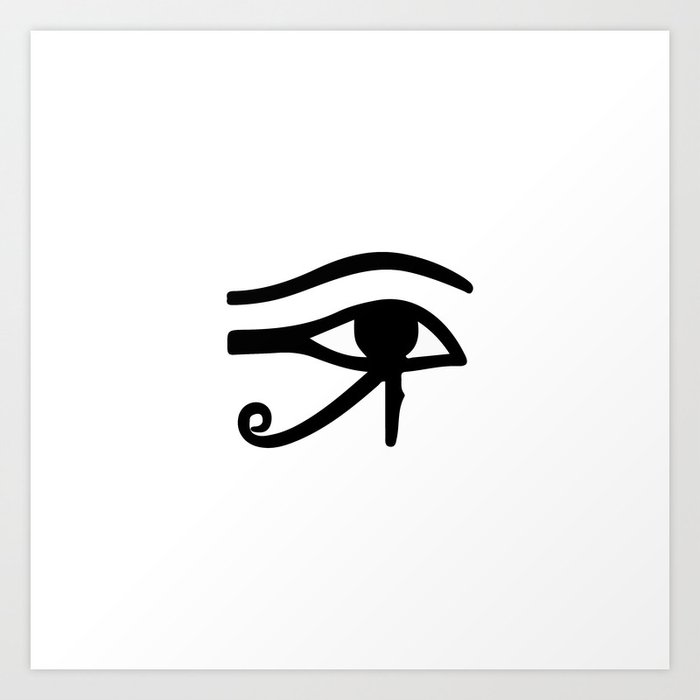 Horus's eye Art Print