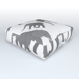 Elephant Pattern Design Outdoor Floor Cushion | Elephantprint, Elephantpattern, Elephantlovers, Kidsroomart, Graphicdesign, Tusks, Jungletheme, Elephants, Iloveelephants, Jungle 
