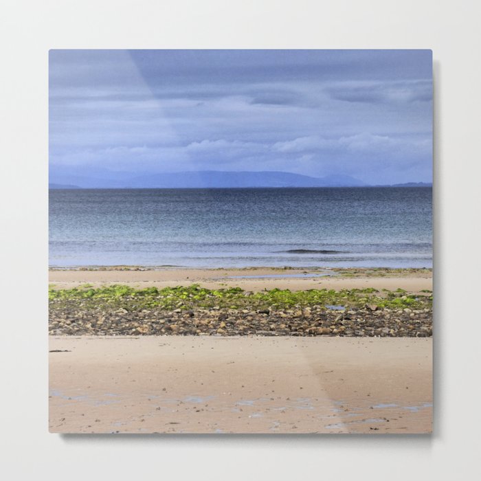 Rose Isle Beach in Expressive and After Glow Metal Print