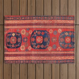 Khotan East Turkestan 18th Century Carpet Print Outdoor Rug
