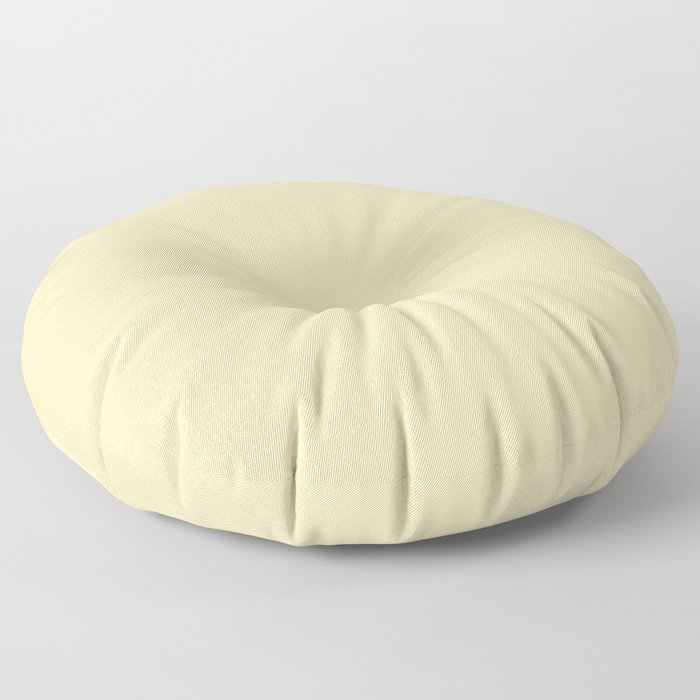 Corn Silk Yellow Floor Pillow