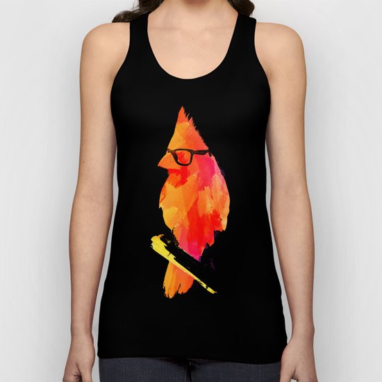 Punk bird Unisex Tank Top