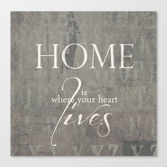 sweet home Canvas Print