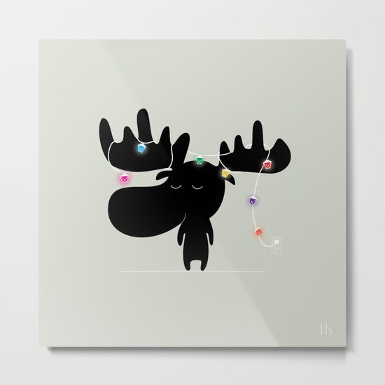 The Happy Christmas Metal Print