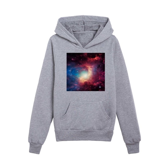 Galaxy in the Universe and Space Kids Pullover Hoodie