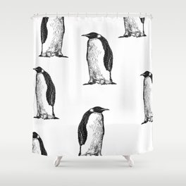 Arctic Penguins Bet This Would Look Good On The Dancefloor, No Wall Shower Curtain