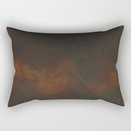 Warm brown rusty cooper  Rectangular Pillow
