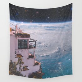 Cosmic Beach House Wall Tapestry
