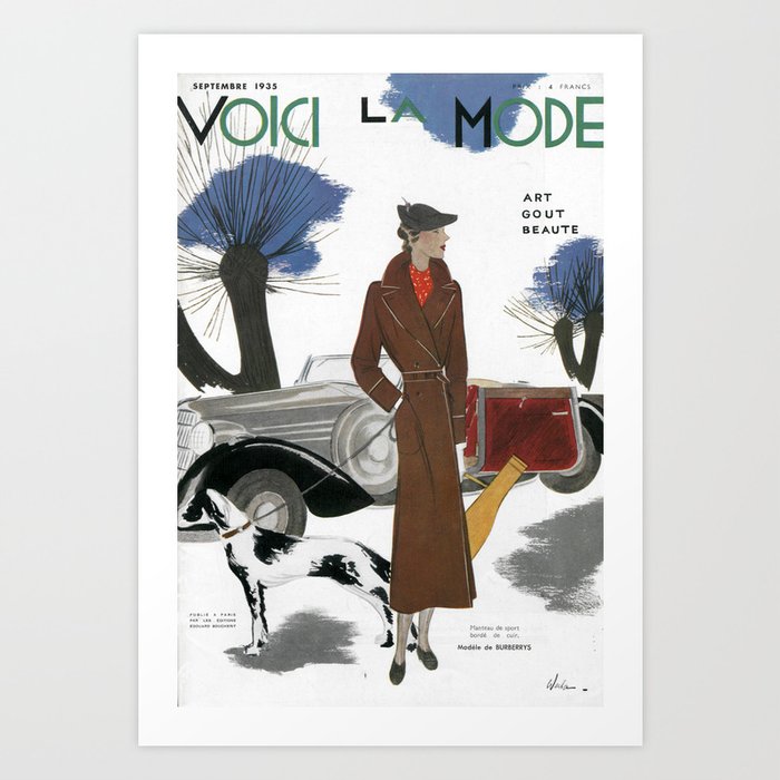 Vogue the french tast - VINTAGE POSTER