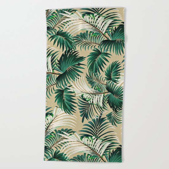 Tropical Jungle Beach Towel