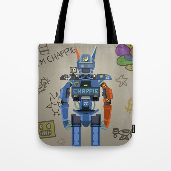Chappie vector fanart Tote Bag