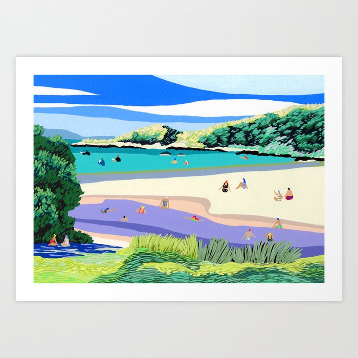 Shark Bay Art Print