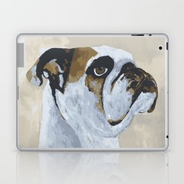 English Bulldog Fawn Painting Laptop Skin