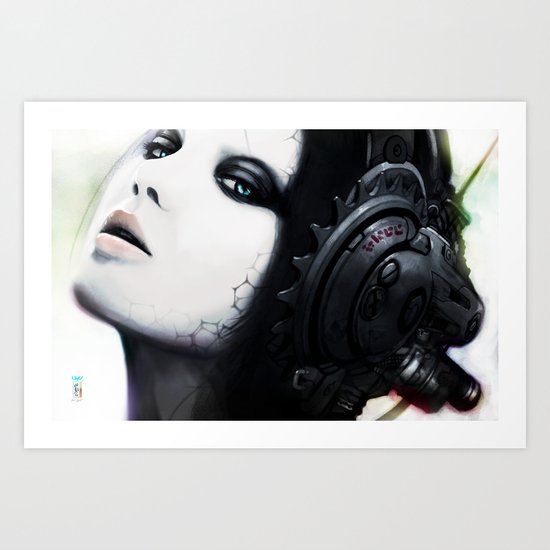 C.W.Face Art Print