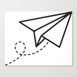 Paper Plane Canvas Print