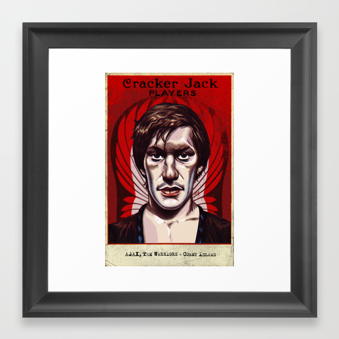 Ajax The Warriors Framed Art Print By Thegonk Society6