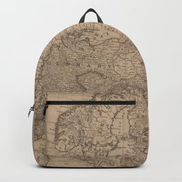 Vintage Europe Map Backpack