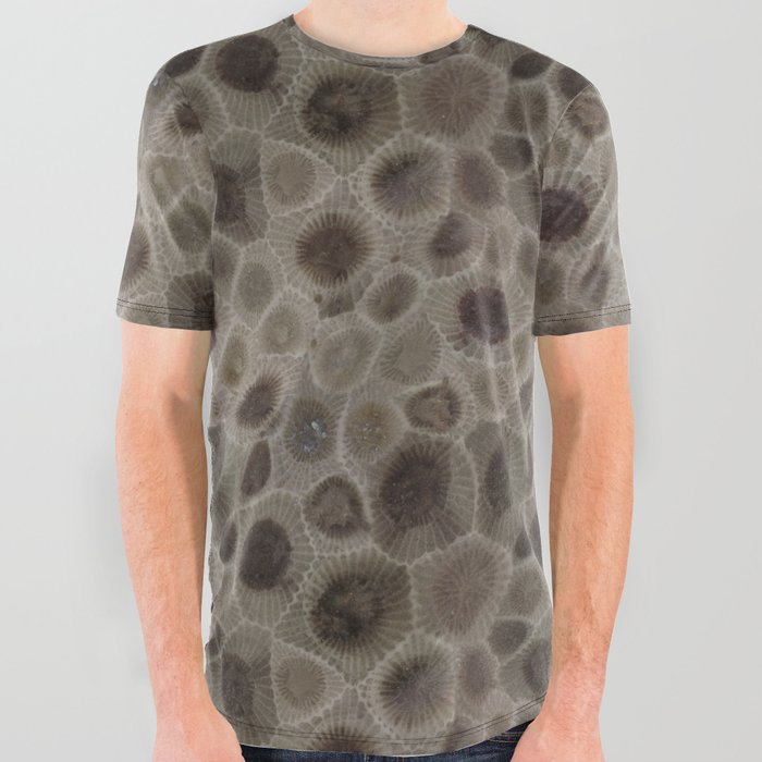 Petoskey Stone All Over Graphic Tee