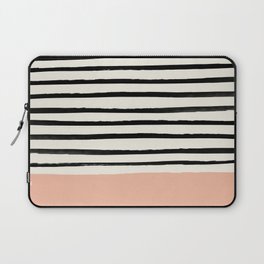 Peach x Stripes Laptop Sleeve