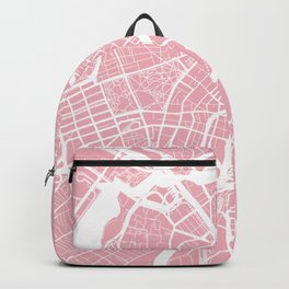 Boston, Massachusetts, City Map - Pink Backpack | America, Road, Us, Charles, City, Boston, Bridge, Usa, Aerial, Graphicdesign 