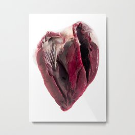 I "Heart" You Metal Print | Love, Color, Elkheart, Valentine, Heart, Meat, Photo, Digital, Realheart 