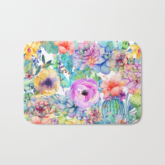 spring blossom i Bath Mat