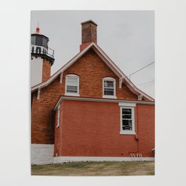 lighthouse on the coast	 Poster