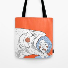 Sushi Attack Tote Bag