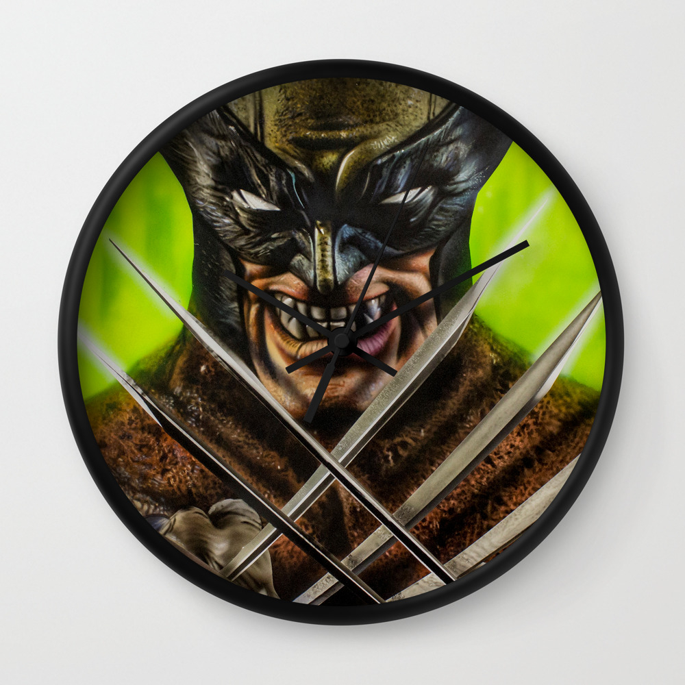 Wolverines Wall Clock